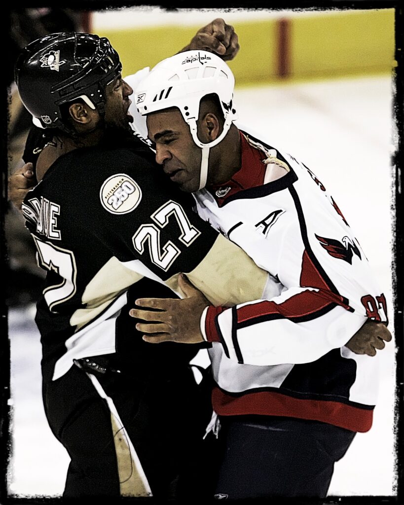 Georges Laraque and the time he ran from a fight